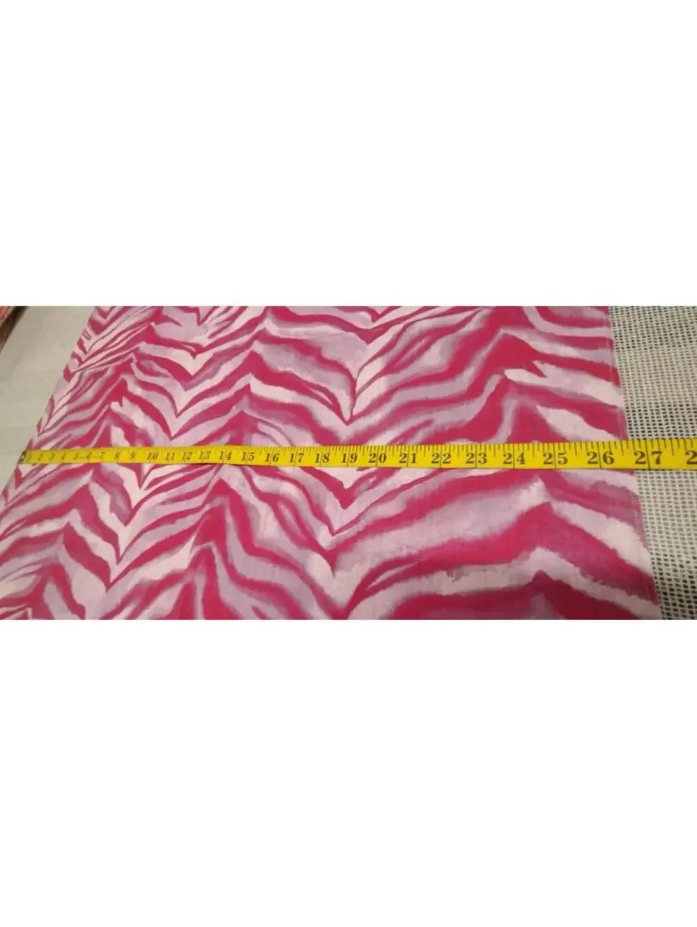 Pindler Anzu Pink Magenta Zebra 100% Cotton Designer Fabric Sampler 23.5 x 23 in